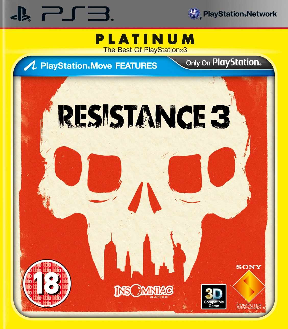 新品未開封　PS3  RESISTANCE  3点セット Amazon.com: Resistance 3 - Platinum edition (PS3) : Video Games